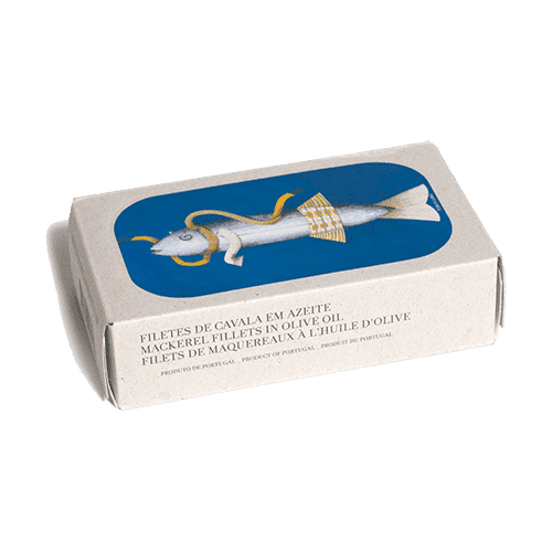 Makreel filets in olijfolie