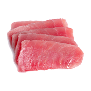 Tonijn-shashimi-gesneden